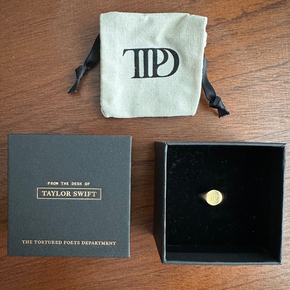 Taylor Swift TTPD Ring Size 5
